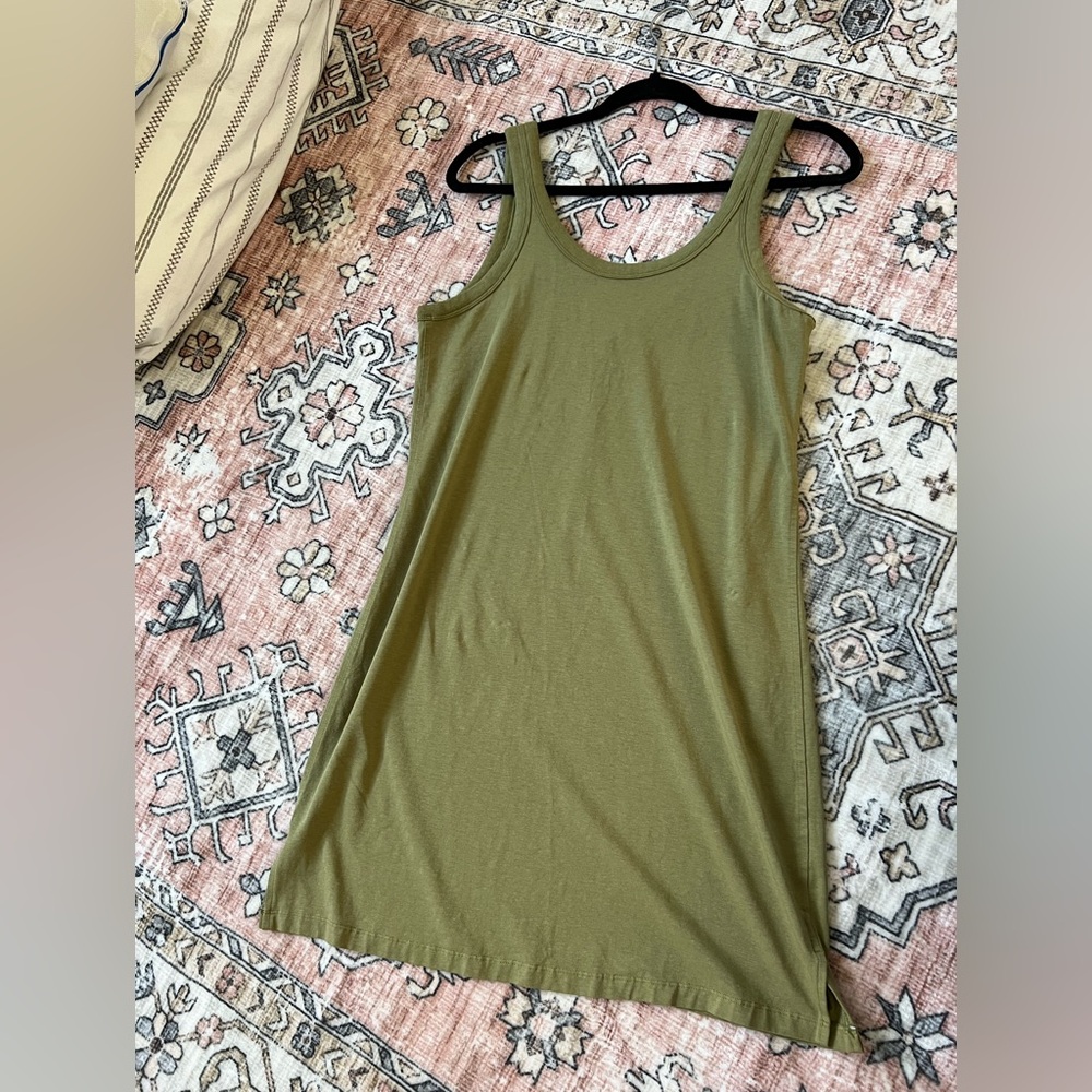 LULULEMON Classic-Fit Cotton-Blend Scoop Dress
Bronze Green medium mini casual - Picture 8 of 11